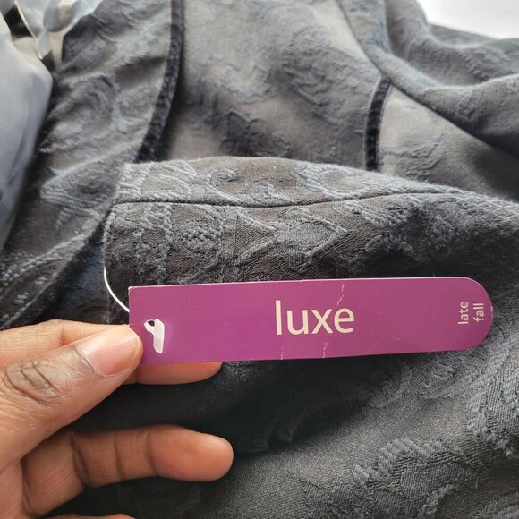 NWT –Vintage Field Manor Black Jacquard Velvet Trim Coat (Size: XL) - Picture 10 of 14